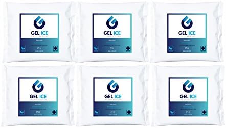  G Gel Ice 24oz Cold Packs (6 total) - Reusable, Safe, Made in USA