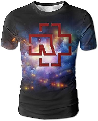 Dnim Rammstein Logo Men Casual Blend 3d Pattern Printed Top Tees