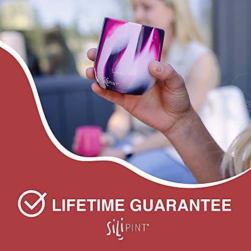 Silipint Silicone Unbreakable Wine Glasses. Dishwashersafe Stemless