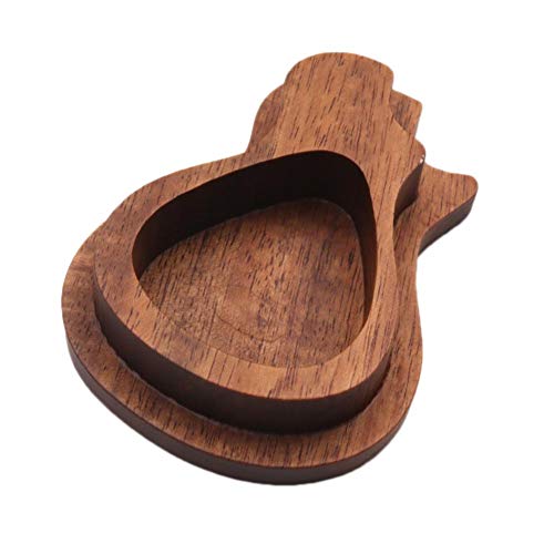 image for Taimot Wearable Wooden Guitar Picks with Wooden Box Picks Holder Music