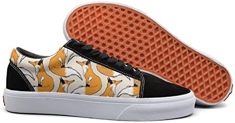 Cool Canvas Shoes For Women I Love Foxes Animal Lover Low Top
