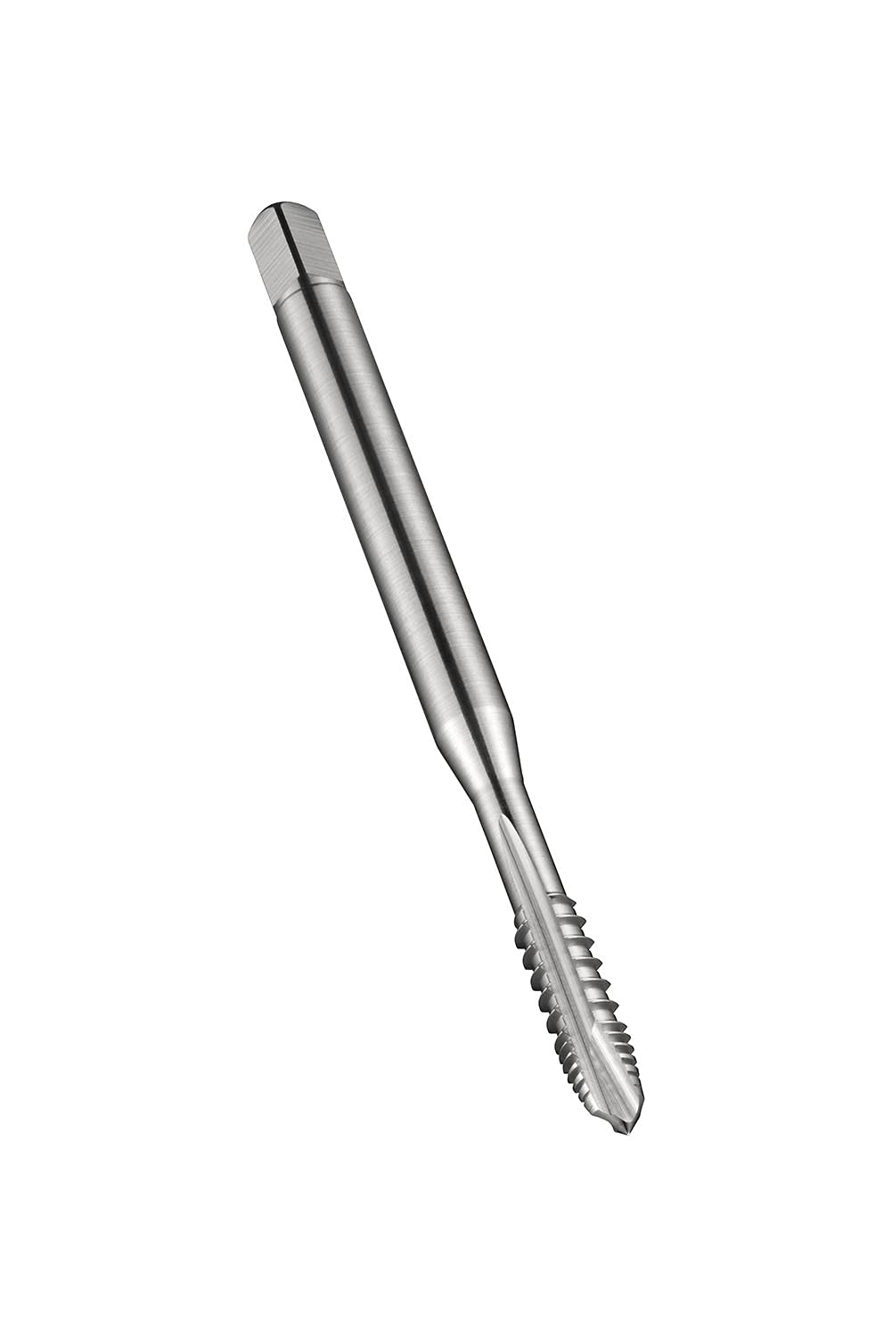 Dormer E216M3 Series E216 HSS-E-PM Spiral Point Interrupted Thread Machine Tap Metric with Bright Finish, DIN371 Standard, M3 x 0.50 mm Thread, 56 mm Length