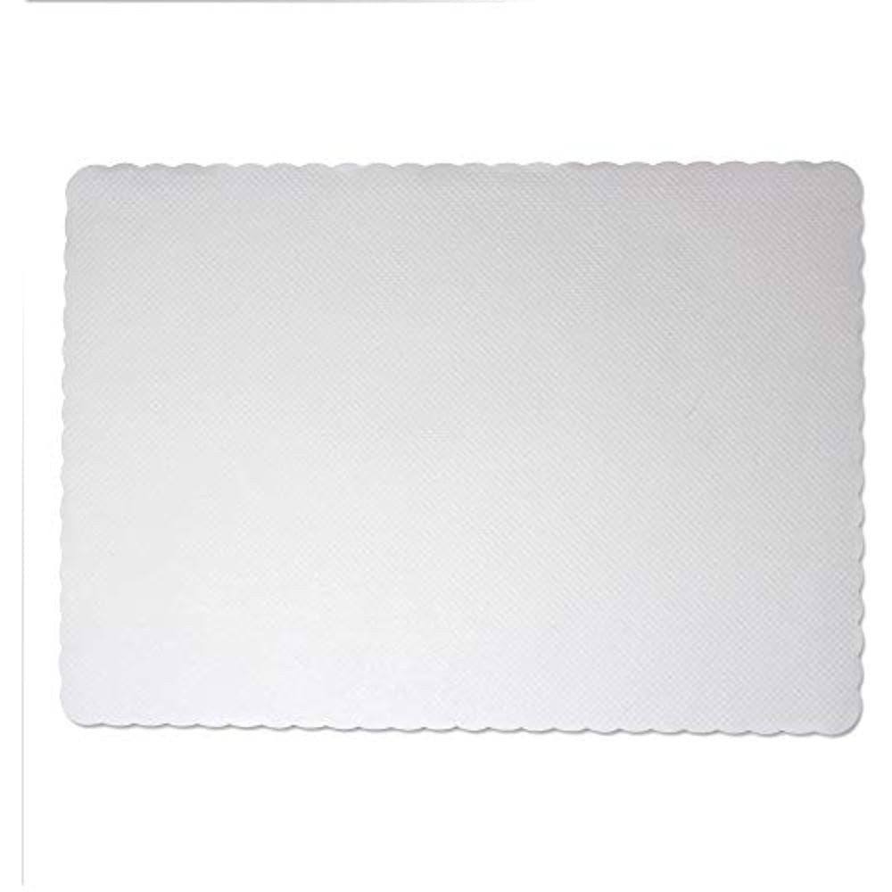 Scalloped Disposable Table Covers Paper Placemats Bulk Case Of 1000