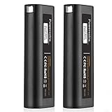 Powerextra 2 Pack 6V 3600mAh NI-MH Battery Compatible with Paslode 404717 B20544E BCPAS-404717 404400 900400 900420 900600 901000 902000 B20720 CF-325 IM200 F18 IM250 IM250A IM350A IM350CT PS604N