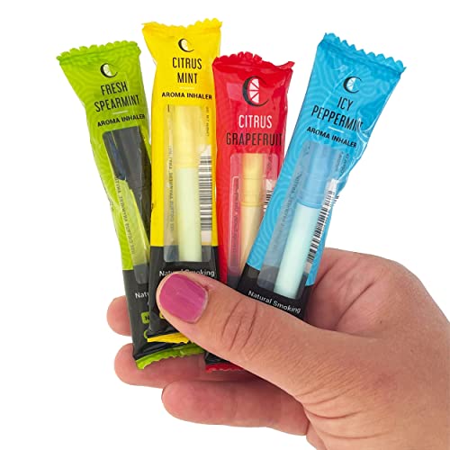 Oxygen Aroma Inhalers - Portable Oral Fixation Relief Aid with Natural ...