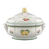 Villeroy & Boch 1022812360 French Garden Fleurence Soup Tureen, 84.5 oz, White/Multicolored