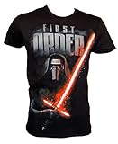 Star Wars Force Awakens Kylo Ren Dark Saber T-shirt(XXL,Black)