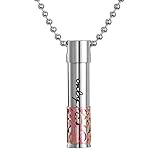 AMIST Aromatherapy Necklace Diffuser Necklace Allergen-free Rust-free Essential Oil Perfume Diffuser