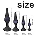Set of 4 Silicone Toys - Stimulator Trainer Kit for Men - 4 pcs Pack Female Play - Her/Black