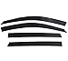 Auto Ventshade [AVS] Low Profile Rain Guards for 2015 - 2018 Ford Edge | Window Vent Visors, 4 pcs. - Dark Smoke | 894035