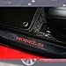 CoolKo Newest and Improved Car Door Sills Protection Kit Carbon Fiber Stickers for Tesla Model S - Black & Red Combination Color