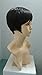 DEYSSNE Pixie Cut Straight Synthetic Wigs For Black Women Dark Brown Naturally Short Hair With Bangs