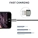 Kinbashi 4 Pack-1ft, 3ft, 3ft, 6ft Certified Lightning to USB Cable for iPhone iPad iPod