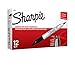 Sharpie Twin Tip Permanent Markers, Fine and Ultra Fine, Black, 12 Count (32001) primary