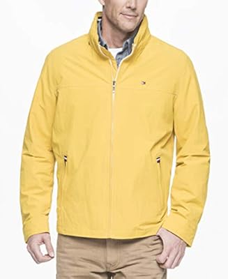 tommy hilfiger men's stand collar lightweight yachting jacket