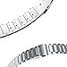 EloBeth Compatible with Apple Watch Bands Series 4 3 2 1 iWatch Band 40mm 38mm Men Stainless Steel Metal Band (38mm&40mm Sliver)