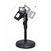 Mudder Adjustable Foldable Desk Microphone Stand with Mic Clip for Meetings, Lectures and Podcasts