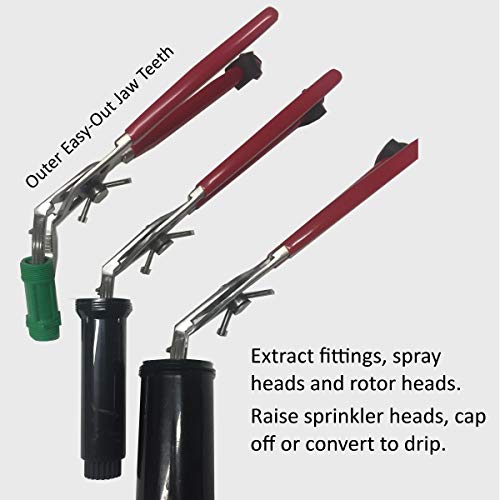 Sprinkler Head Wrench Stainless Steel PRO, Fastest removal, replacement