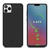 Compatible with iPhone 11 Pro Max 6.5 Inch Battery Case, 6000mAh Rechargeable Portable External Battery Charger Pack Extended Power Bank Backup Charging Case for iPhone 11 Pro Max 2019 6.5