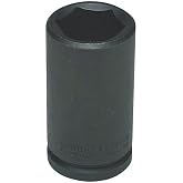 Wright Tool 69-50MM 3/4" Drive 6 Point Metric Deep Impact Socket, 50mm , Black