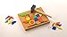 HABA Tap & Tack Jr. Imaginative Design Play Set with Corkboard, Hammer, Templates and 50 Wooden Tiles