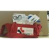 FirstAid-Kit-Fanny-Pack-61-Piece-All-Purpose-Univerdal-Kit-Red-3-Pockets