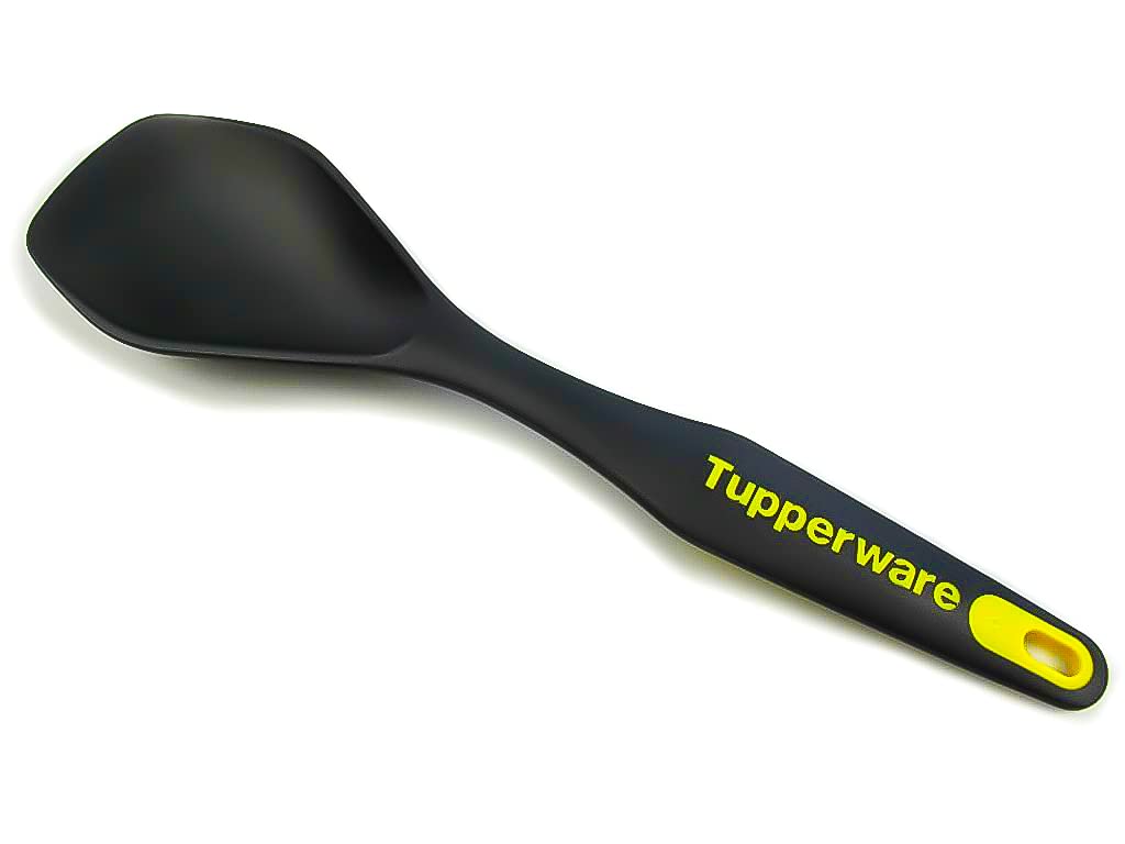 Tupperware Handy Series D166 Serving Spoon Black/Yellow