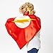 Dropplex Super Hero Capes for Kids Toys –Dress Up Clothes for Boys – Superhero Party Supplies Birthday – 4 Kids Costumes with Glow in The Dark Captain America Logo
