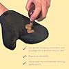 He-Shi Luxury Velvet Tanning Mitt - Double Sided Fake Tan Applicator Glove - Reusable and Washable Tan Mitt - Smooth…