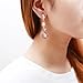 NLCAC Tear Drop Earrings Women Wedding Crystal Earrings Tiered Drop Earrings (rose gold)