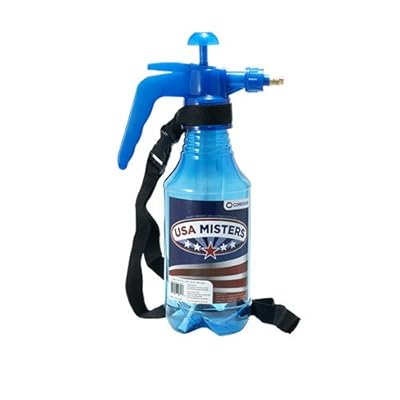 CoreGear USA Misters 1-Liter Pump Mister & Sprayer Bottle with Strap and Bag Clip