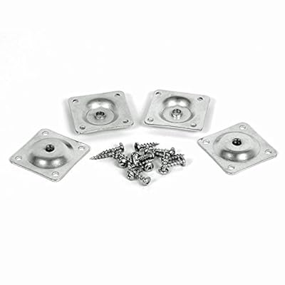 Leg Daddy 5/16" T-Plate Sofa Attachment Plates, Set of 4