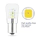 JOMITOP 4 Pack BA15S S8 Bayonet Base LED Bulb Non-Dimmable 2W Waterproof CRI80 AC/DC 12V for Boat, RV, Car Soft Warm White