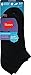 Hanes Women's ComfortBlend No-Show Socks, 6-Pack, Black, Shoe Size: 5-9