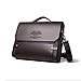 Men'sLeather Briefcase Business Messenger Shoulder Bag,Brown [Misc.]