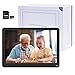 Kenuo Digital Picture Frame 10.1 Inch Motion Sensor Include 32GB Card 1920x1080 IPS Screen Digital Photo Frame, Auto Power On/Off, Music Support 1080P Video Music, SD Card and USB