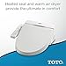TOTO SW2034#12 C100 Electronic Bidet Toilet Cleansing Water, Heated Seat, Deodorizer, Warm Air Dryer, and PREMIST, Elongated, Sedona Beige