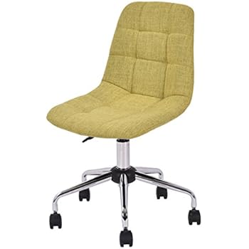 Amazon.com: Costway 1PC Upholstered Office Chair Height ...