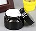 niceEshop(TM) 10pcs, 20 Gram Amber Empty Cosmetic Containers Glass Sample Jars