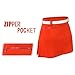 Acstar Women's Athletic Skort Lady's Stretchy Skirt with Zipper Pocket Shorts Underneath for Golf Tennis Running Workout