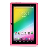 iRULU eXpro X1 7 Inch Google Android Tablet PC, 1024x600 Resolution, 8GB Nand Flash, Wi-Fi, Games, Dual Cameras (Pink)
