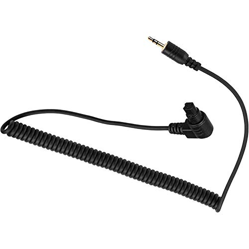 PHOLSY 2.5 mm Off Camera Shutter Connecting Cable Cord C8/N3 Camera Connecting Plug for Canon Cameras
