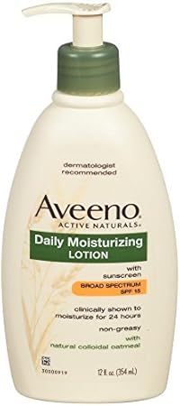 aveeno daily moisturizing lotion with spf 15