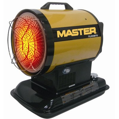 Master MH-70-SS-A Radiant Kerosene Heater, 70,000 BTU