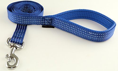 JimHodgesDogTraining Brand - Premium Quality Double Ply Reflective Dog Leash - 6 Feet x 1 Inch - Great Lead for Walking, Training and Hiking with your Dog or Puppy - Soft, Heavy Duty, Nylon