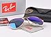 Ray Ban Aviator 3025 112/17 Light Blue Mirror Gold Frame
