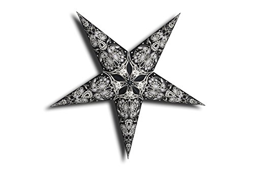 GalaxyArts - Maharani (Black) - Paper Star Lantern - Handmade