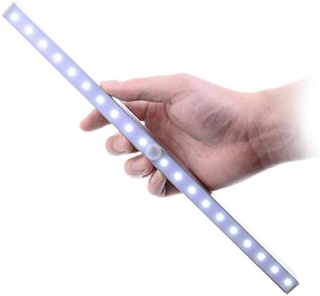 SHINENG 20 LED Motion Sensor Closet Light with Battery Powered 3 Mode Switch Portable Wireless Cabinet Wardrobe Night Lighting Bar for Drawer,Closet,Stairs, Toilet