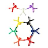 OriGlam 9PCS Novelty Mini Q-Man Magnet, Cute Rubber Magnet Men Refrigerator Magnets Magnetic Toy For Kids And Adults Office Magnets, Fridge Magnets