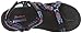 Skechers Women's Reggae-Decked Out Flat Sandal,Black/Multi,7 M US